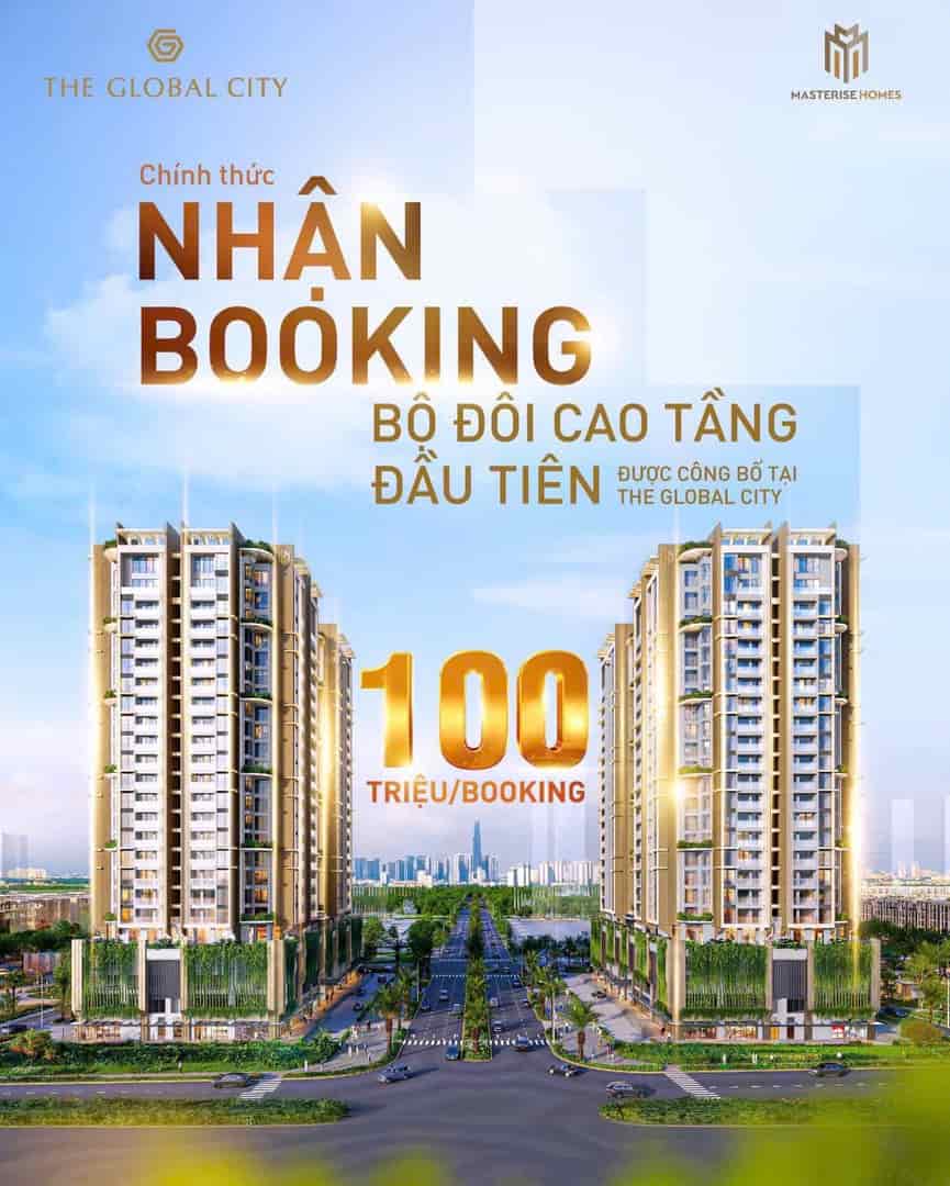 Dự án The Global City, chỉ 100 triệu booking, phân khu căn hộ cao tầng mt liên phường, Đỗ Xuân Hợp