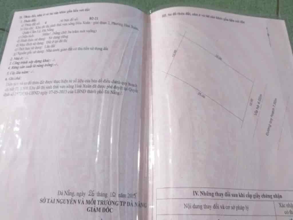 Bán lô biệt thự đường Nguyễn Đình Thi, Hòa Xuân, Cẩm Lệ, Đà Nẵng, giá nhỉnh 12 tỷ