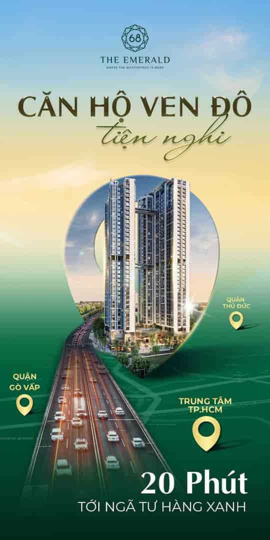 Ra mắt căn hộ The Emerald 68, giá chỉ từ 1 tỷ 68