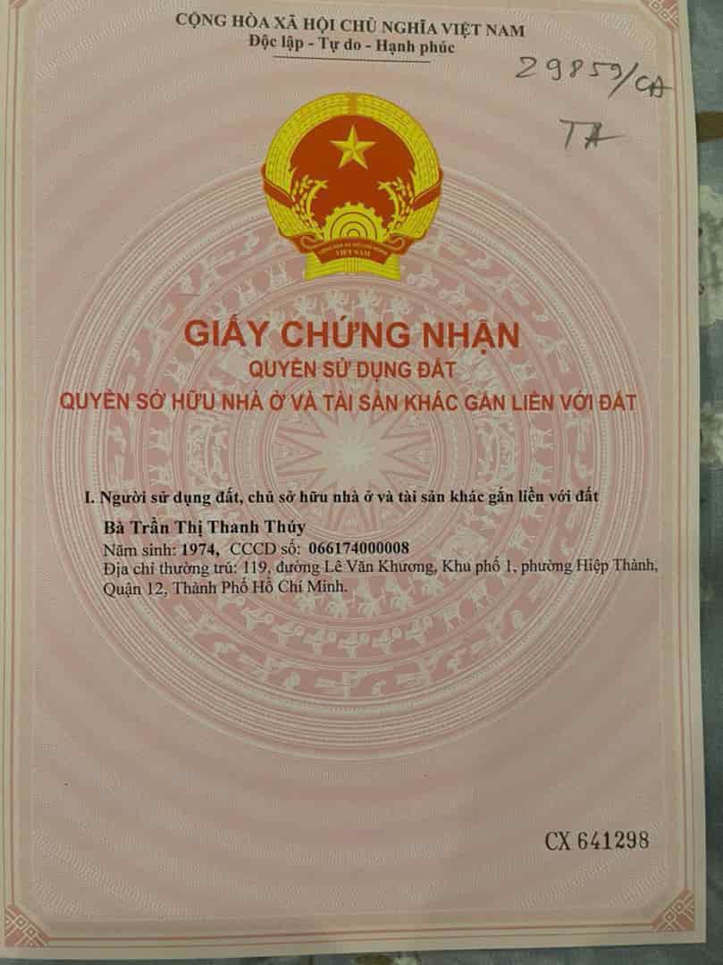 Bán biệt thự phố khu đồng bộ đối diện công viên KDC cao cấp, quận 12