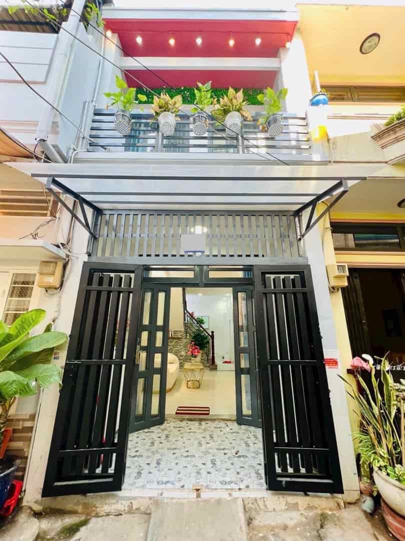 Bán nhanh căn nhà đẹp 83,8m2 đường Nơ Trang Long, P13, Bình Thạnh giá bán 3 tỷ 300, gần chợ, trường học, hẻm 6m