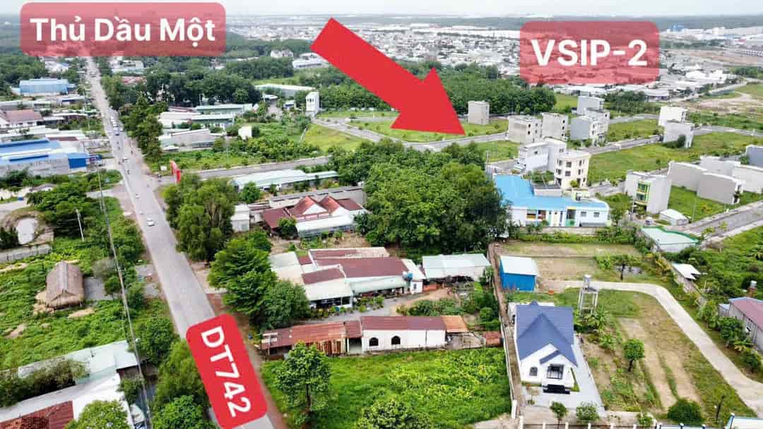 100m2 liền kề khu công nghiệp Vsip 2A, Vĩnh Tân, Tân Uyên