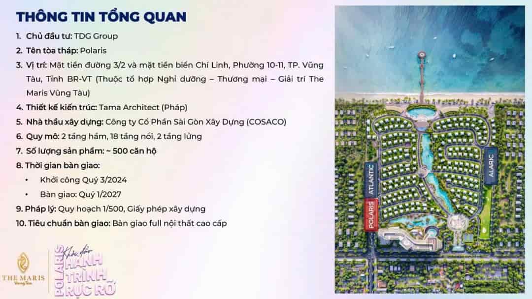 Chính thức nhận booking tòa Polaric, sở hữu ngay căn hộ mặt biển The Maris Vũng Tàu tháng góp từ 10 triệu