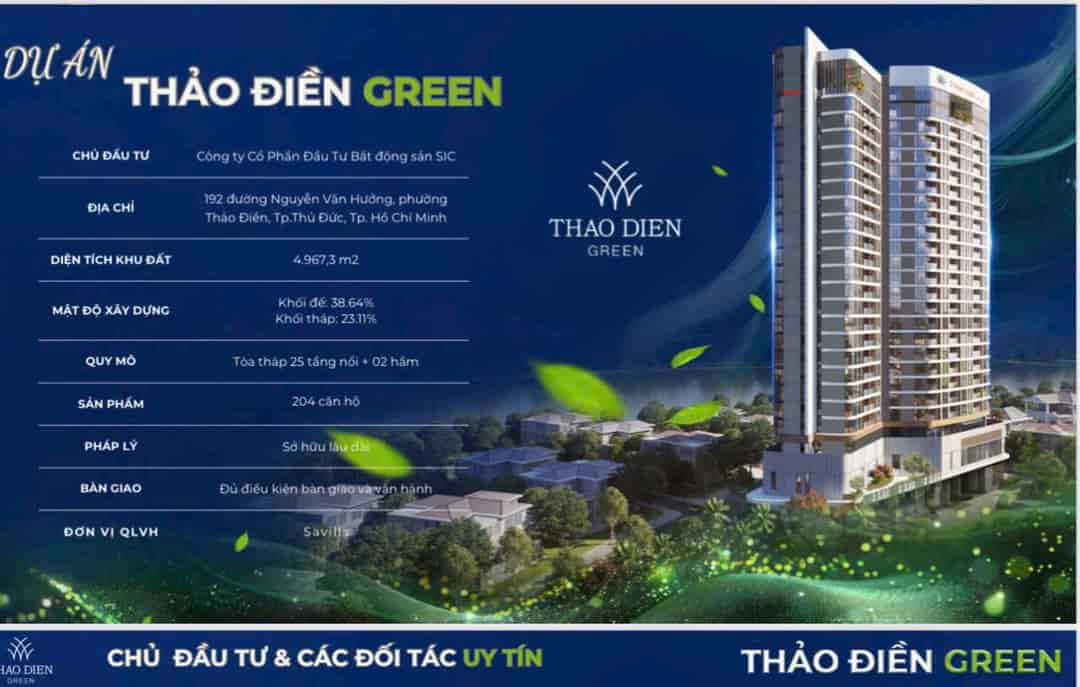 Giỏ hàng cuói căn hộ Thảo Điền Green giá tốt nhận nhà ngay