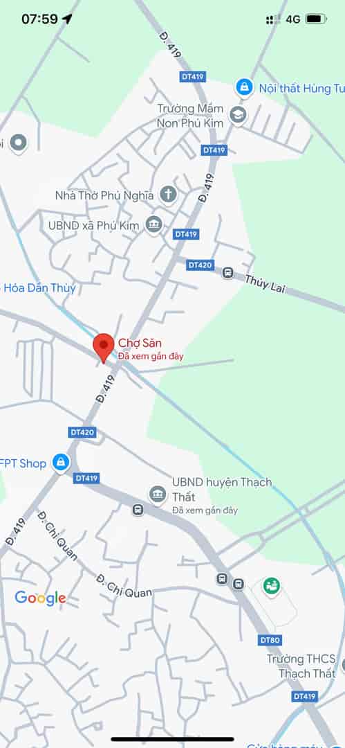 Đất đẹp, hơn 2 giá, chính chủ em bán 62,6m2 đất full thổ cư.