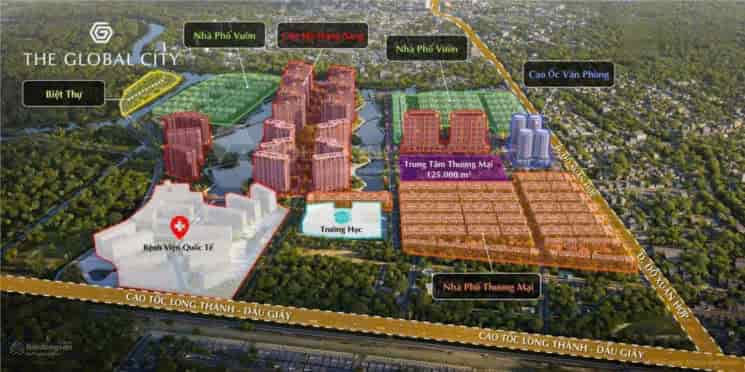 Booking căn hộ đầu tiên vang danh thế giới The Global City, nút giao 2 mặt tiền 40m