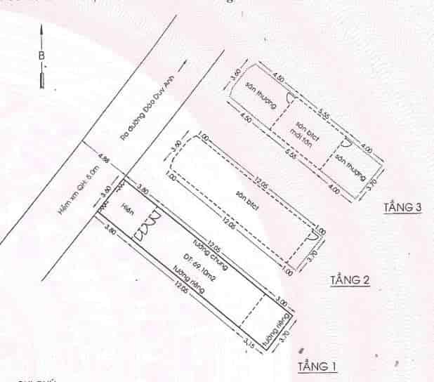 Bán nhà 3 lầu hẻm 1, hẻm ô tô đường Đào Duy Anh, q. Phú Nhuận