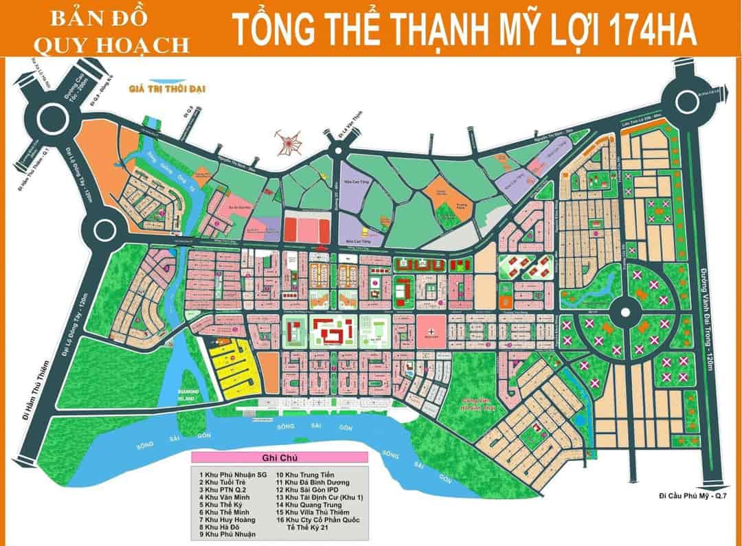 Bán biệt thự dự án Huy Hoàng ngay TTHC Tp Thủ Đức giá 170tr/m2