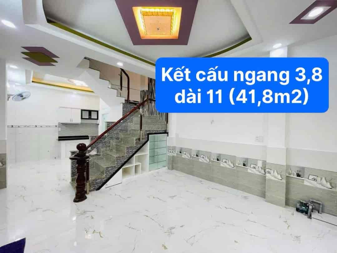 Bán nhà mặt tiền hẻm oto 41,8m2 tặng full nội thất chỉ 1ty780, 468 Phan Văn Trị, Gò Vấp