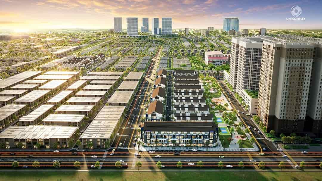 Nhà phố Uni Complex trung tâm Tp Mới Bình Dương hiện đã có giỏ hang, giá cụ thể từng căn