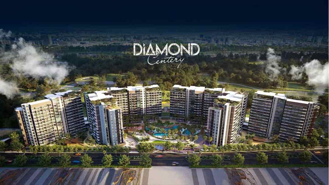 Căn hộ 3 phòng ngủ, Diamond Centery, Celadon City,  23 triệu/tháng