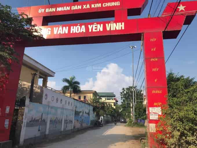 Bán lô đất đấu giá hiếm có sót lại tại Yên Vĩnh, Kim Chung, Hoài Đức, HN.