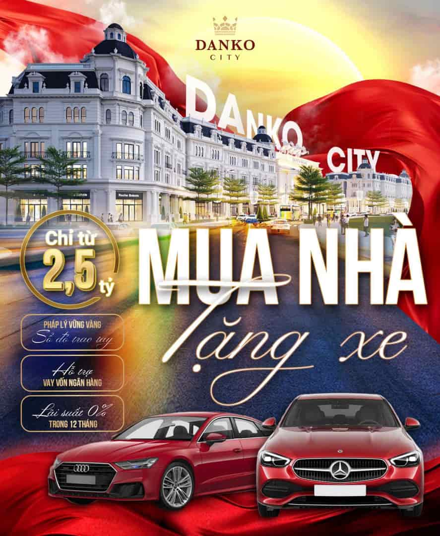 Chỉ từ 2.5 tỷ để sở hữu một lô liền kề đẹp nhất KĐT Danko City Thái Nguyên