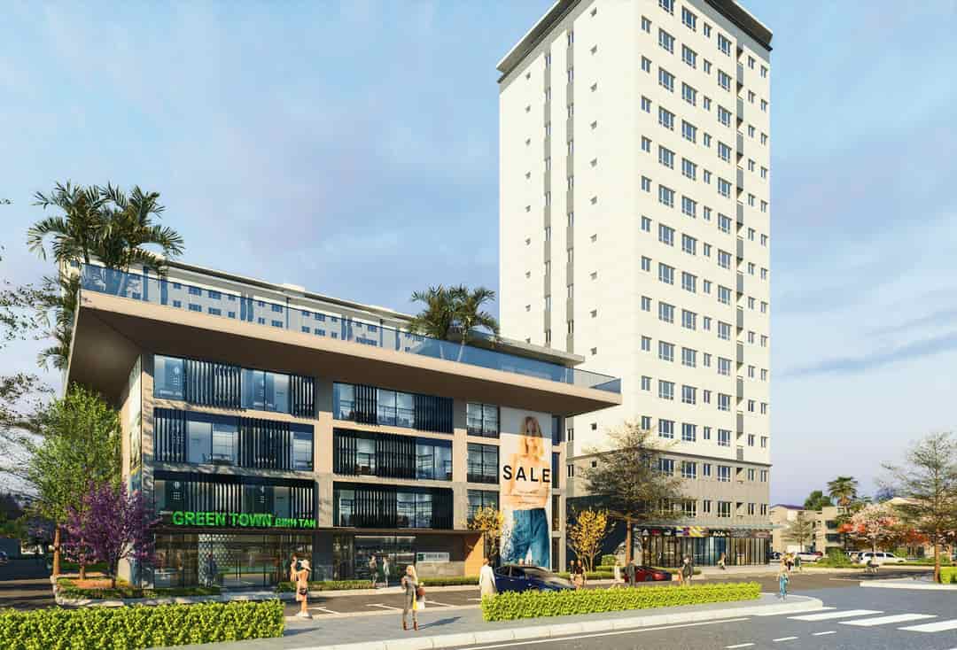 Căn hộ Green Town Bình Tân , lựa chọn hoàn hảo cho gia đình trẻ , giá 2,2 tỷ căn 2PN