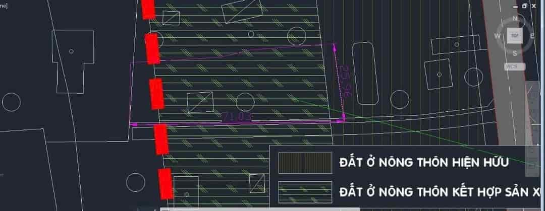 Bán đất mặt tiền đường an nhơn tayangang 71m có thổ cư