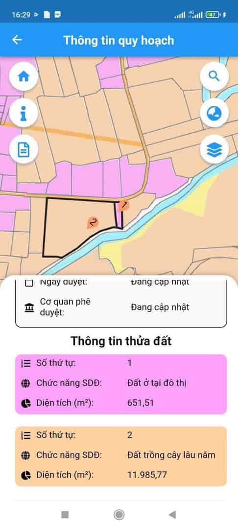 Đất nông nghiệp Hương Bình, Hương Trà, 11517m2, có tể tách nhỏ 7000m2, 2.5 tỷ