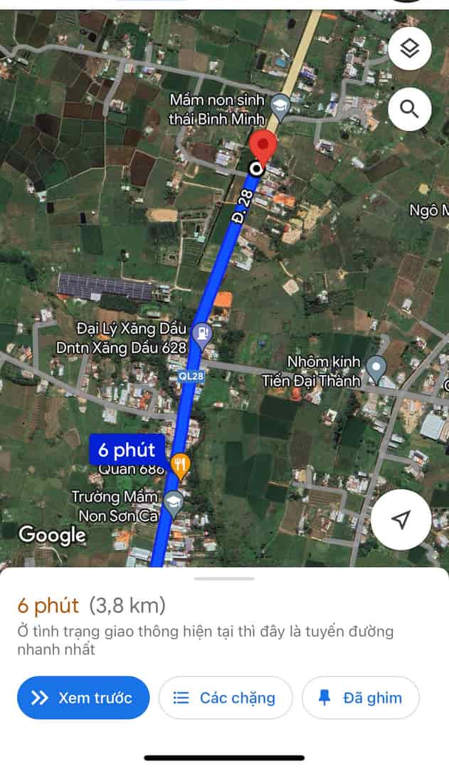Thổ cư rộng QL28, Hàm Thắng, Bình Thuận, cách Phan Thiết 4km