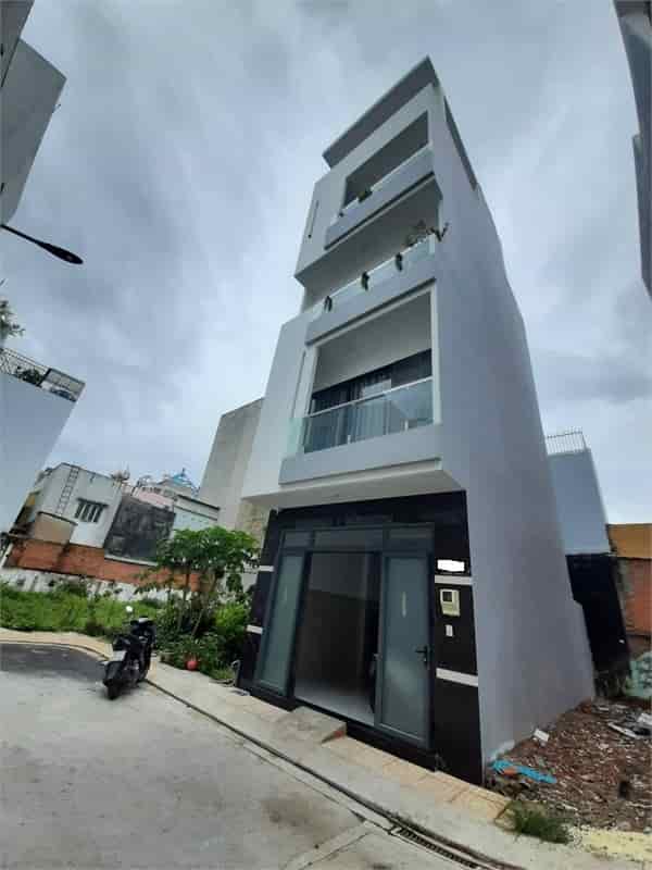 Nhà mới 5 Tầng, Dt 4.3x12m, hẻm 8m Thoại Ngọc Hầu, Tân Phú