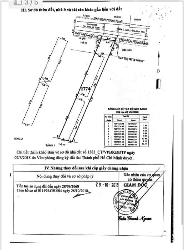 482m2 MT Tân Chánh Hiệp 13, quận 12, ngay ĐH GTVT, thanh lý 19.9 tỷ