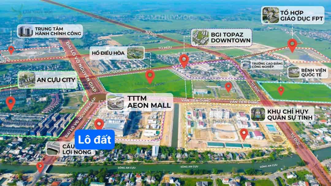 Mặt tiền Võ Nguyên Giáp Cạnh Aeon Mall 30m, giá đầu tư