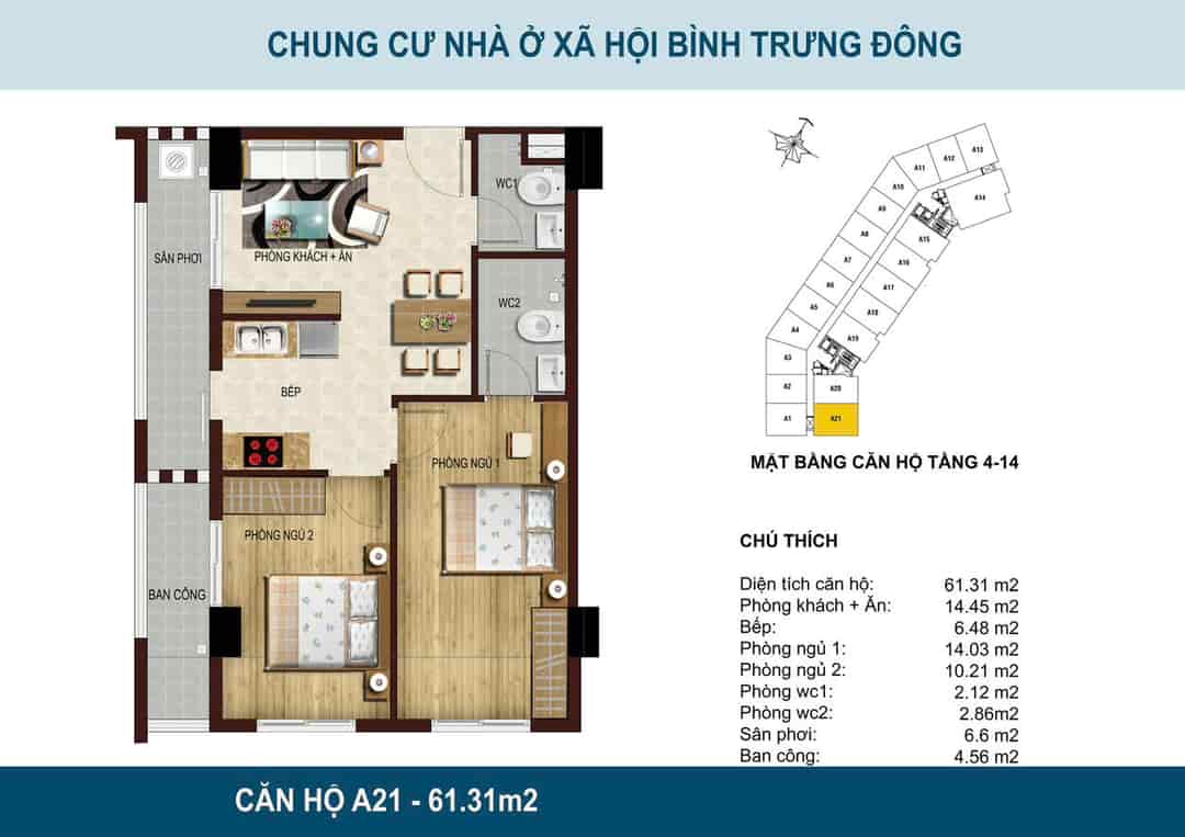 Bán lỗ căn hộ trung tâm Q2, căn góc 2PN 66m2, view hồ bơi