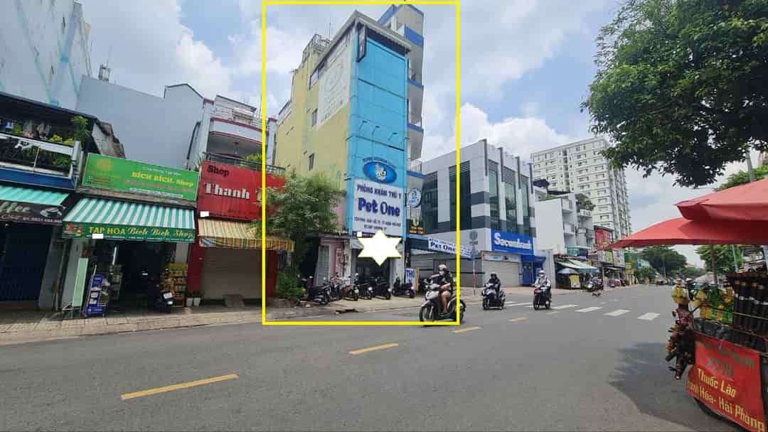 Cho thuê nhà mặt tiền Tân Hương 75m2, 3 lầu ST, 24 triệu, sát Sacombank