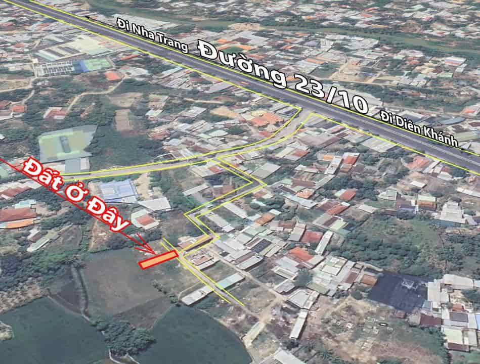 Bán đất Vĩnh Thạnh Nha Trang gần đường 23/10 giá chỉ 10 triệu/m2