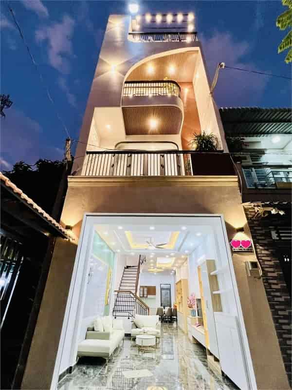 Bán nhà đẹp Quang Trung, Gò Vấp, HXH, 4x17m, 4 tầng full nội thất