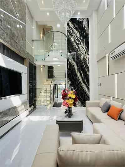 Smart home 6 tầng full nội thất, thang máy, Phan Huy Ích, P14, 10.5 tỷ