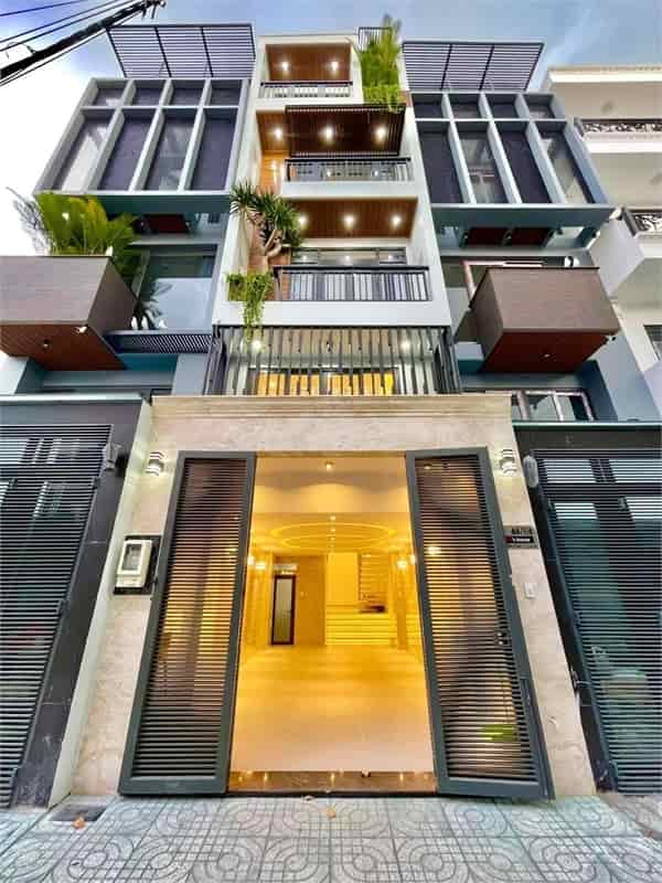Nhà đẹp 5 tầng thang máy full nội thất, khu đồng bộ vip Nguyễn Tư Giản, Gò Vấp