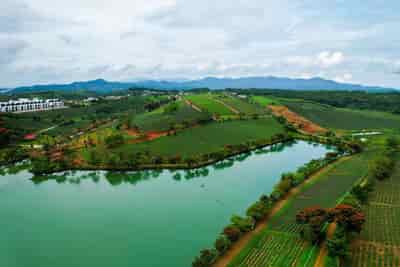 Giảm 400tr lô view hồ Tâm Châu 10m, 43m sẵn thổ cư tại Lộc Tân, Bảo Lộc