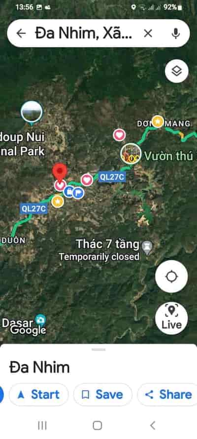 Chính chủ cần bán lô đất 3500m2, tại xã Đạ Nhim & QL 27C, Lạc Dương, Đà Lạt.
