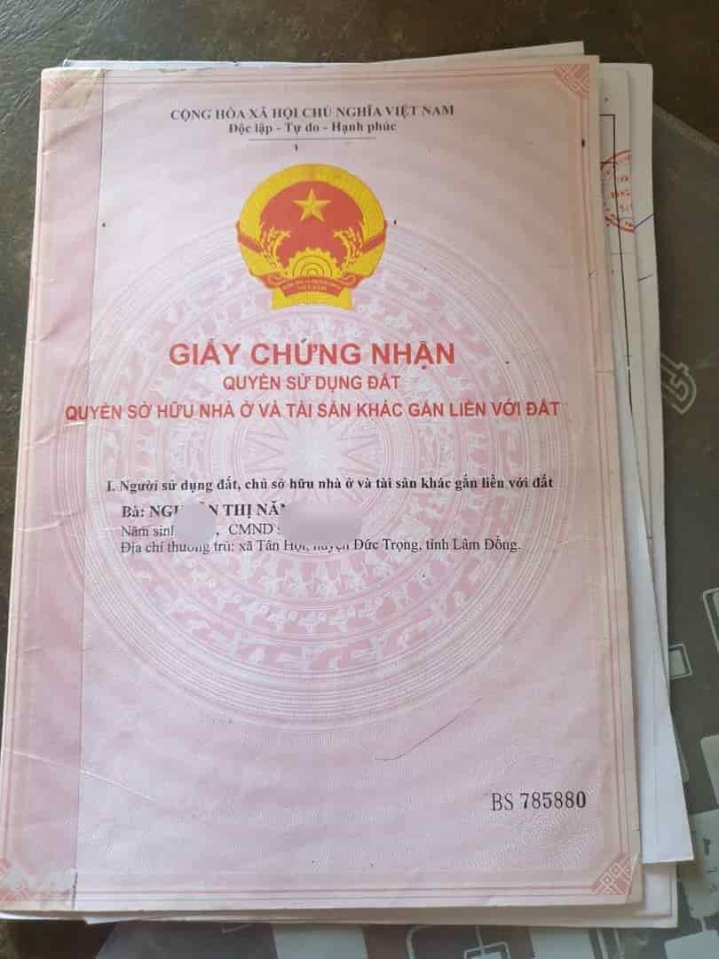 Chính chủ bán gấp đất thổ cư 400m2 vị trí đẹp mặt tiền xã Tân Hội, Đức Trọng, Lâm Đồng