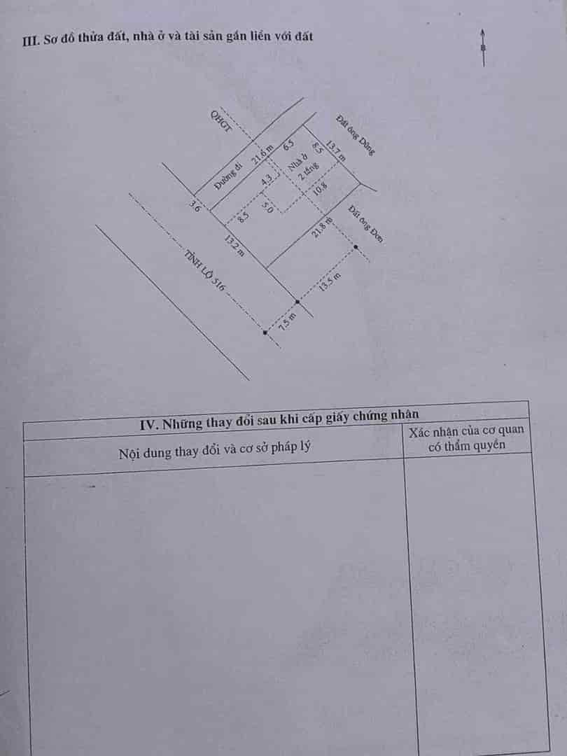 Chính chủ cần bán đất và nhà tại Thạch Cẩm, Thạch Thành, Thanh Hóa