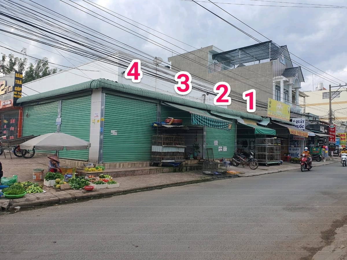 Cần cho thuê kiot trong chợ Phú Chánh, Thị Xã Tân Uyên