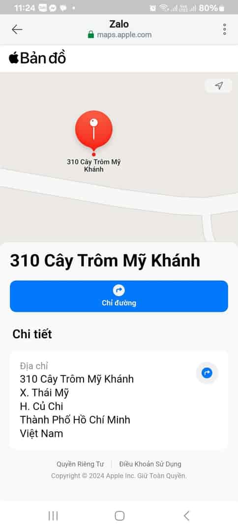 Chính chủ cần bán lô đất vị trí đẹp tại đường Cây Trôm Mỹ Khánh, Xã Thái Mỹ, Huyện Củ Chi, HCM