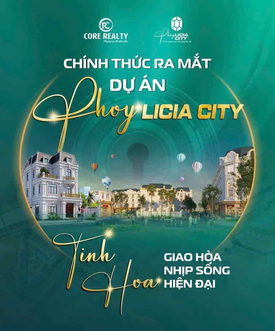 Chính thức ra mắt dự án và nhận booking dự án Phoylicia City tại Tp.Phổ Yên