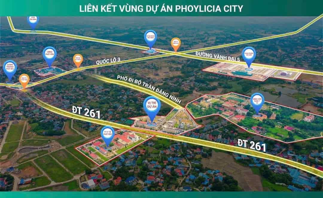 Chính thức ra mắt dự án và nhận booking dự án Phoylicia City tại Tp.Phổ Yên