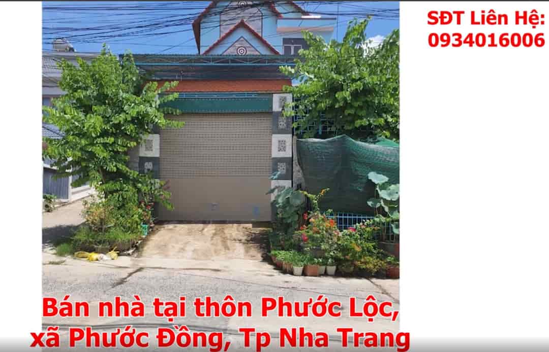 Cần bán căn nhà 3 tầng tại thôn Phước Lộc, xã Phước Đồng, TP  Nha Trang, Khánh Hoà