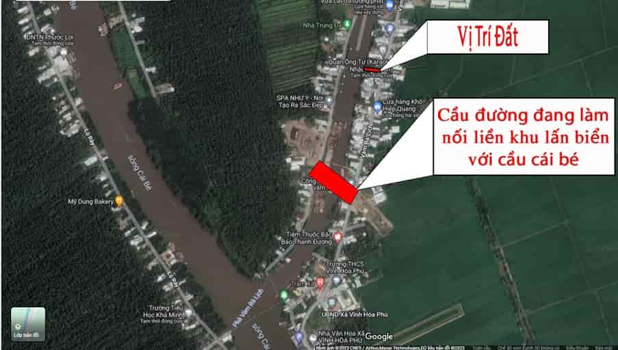 CC chính chủ cần bán nhanh lô đất tại xã Vĩnh Hoà Phú, Huyện Châu Thành, Kiên Giang