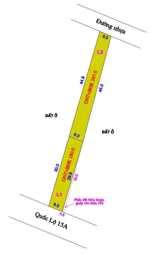 Đất đẹp, giá tốt, chính chủ cần bán 2 lô QL15A tại Ngọc Lặc, Thanh Hóa