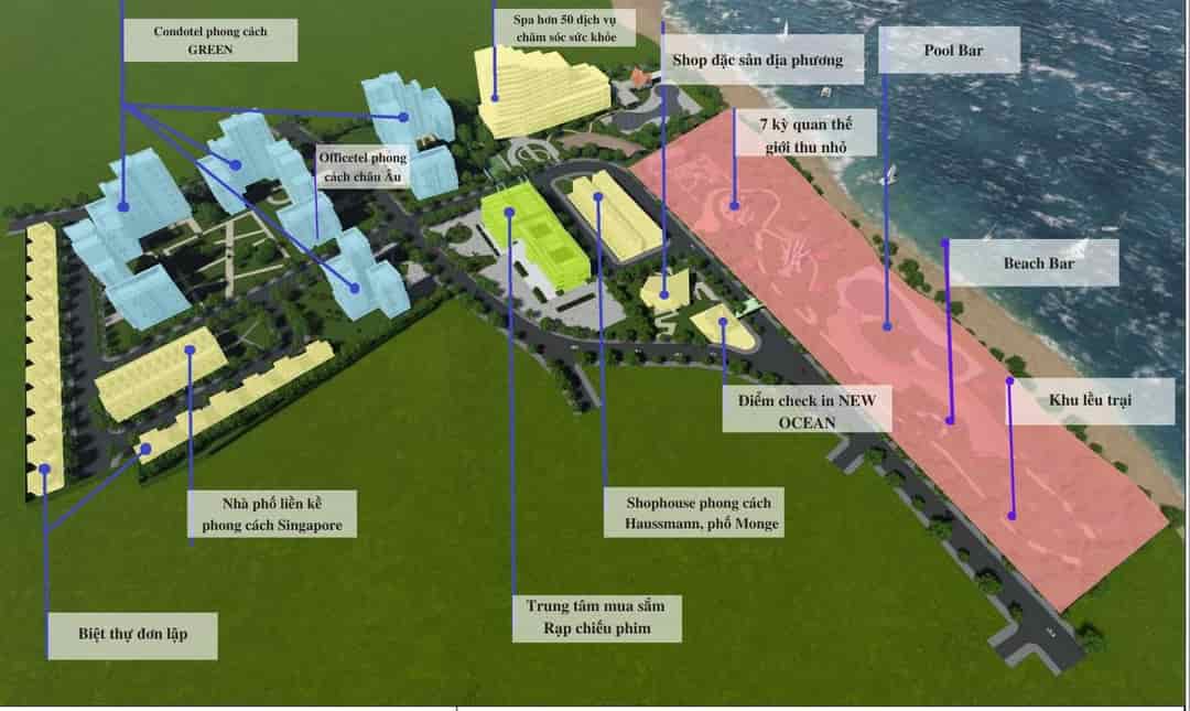 Bán 12ha dự án sinh thái nghỉ dưỡng cả rừng và biển ở Bình Thuận