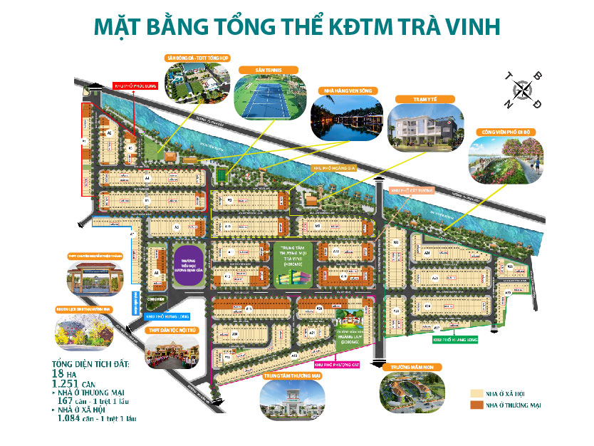 Khu đô thị mới HQC Trà Vinh