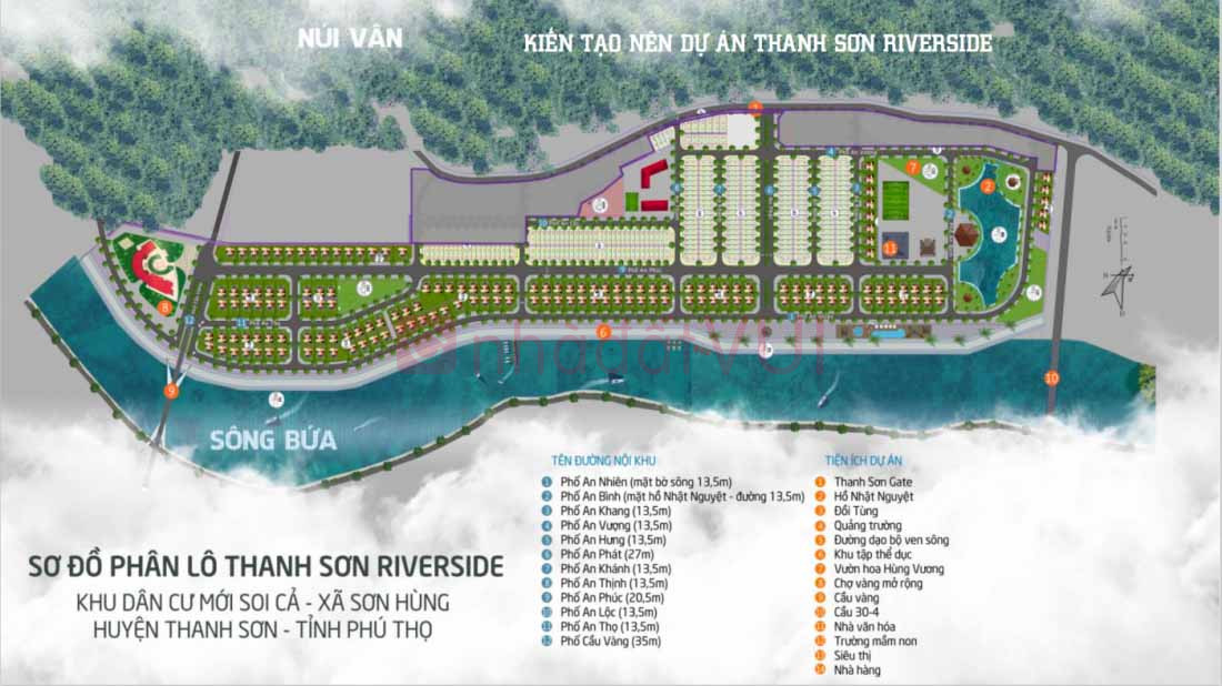 Mở bán 200 lô đất nền Thanh Sơn Riverside Garden siêu hót năm 2022