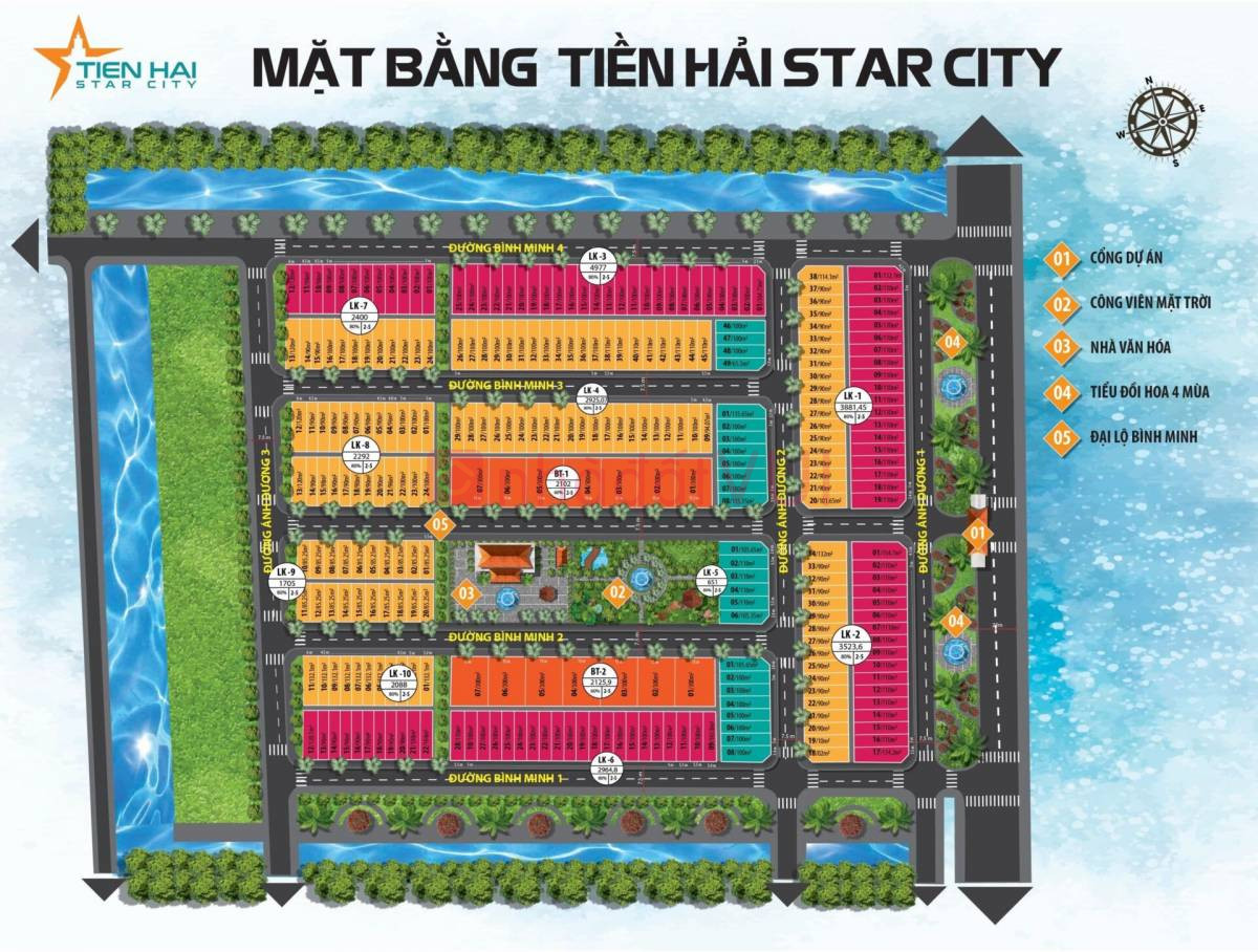 Bán xuất ngoại giao đất nền dự án Tiền Hải Star City