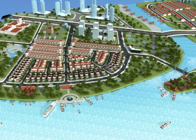 Tiện ích và cảnh quan ven sông tại khu đô thị An Thới - Anthoi Riverside